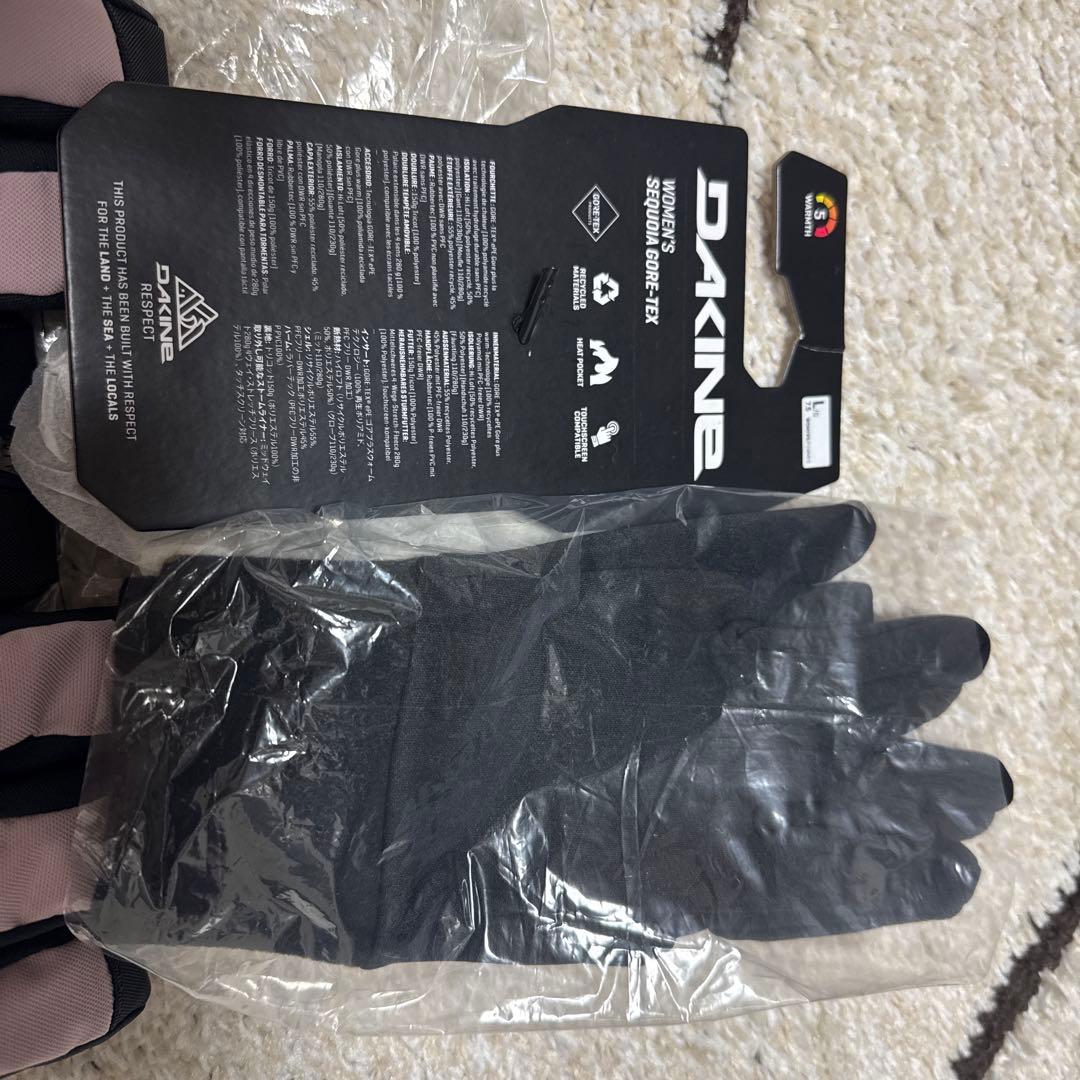 『値下げ』DAKINE ゴアテックス グローブ Lサイズ ピンク 新品未使用品