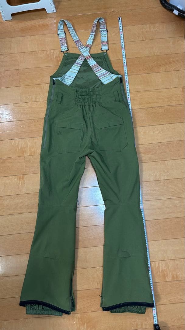 BURTON ビブパンツ Mサイズ　レディース　バートン　カーキ