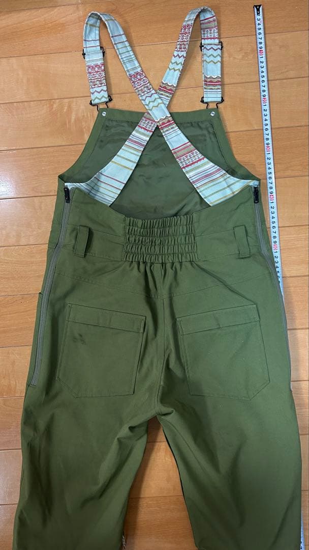 BURTON ビブパンツ Mサイズ　レディース　バートン　カーキ