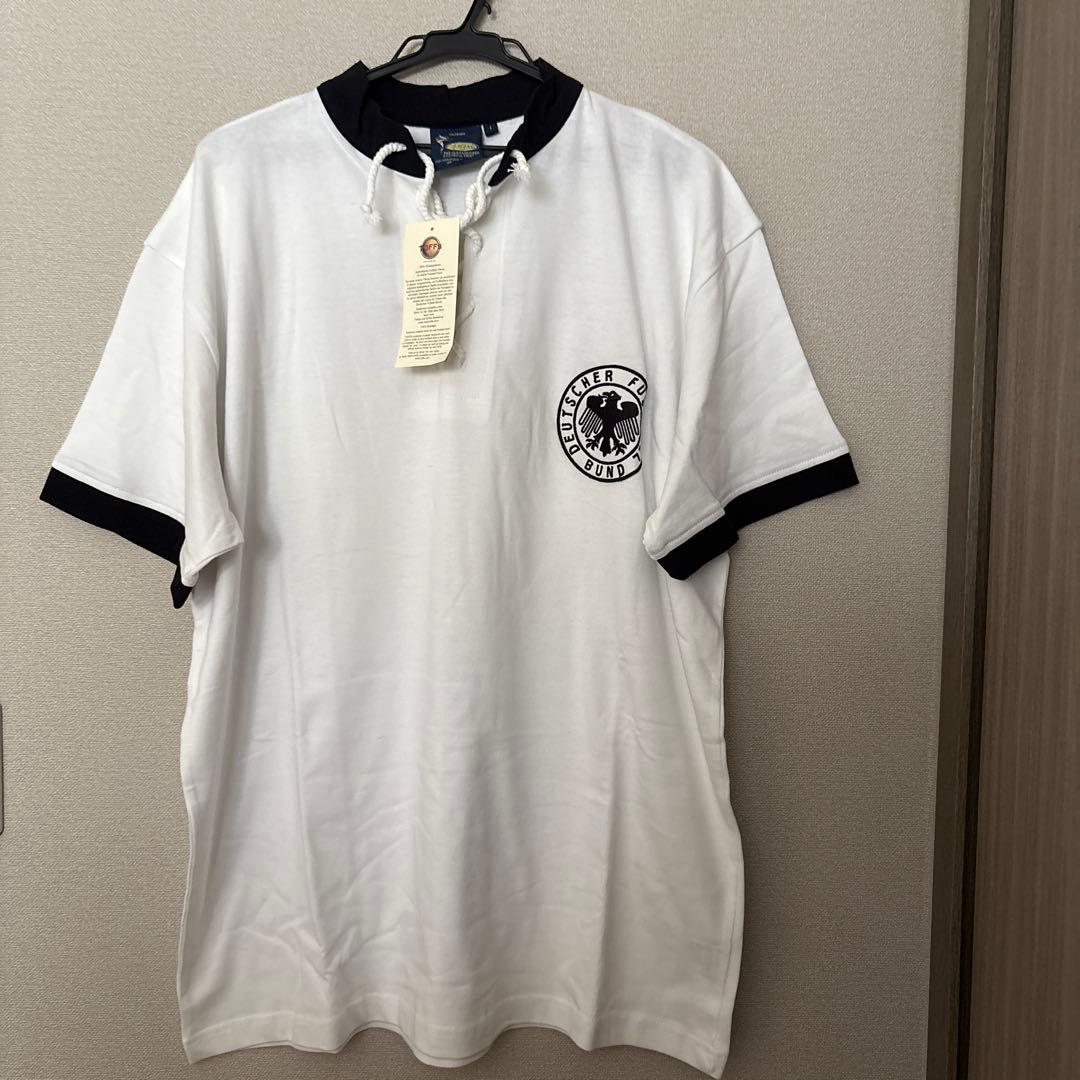【48-5】西ドイツ代表　リメイク　ヴィンテージシャツ　新品