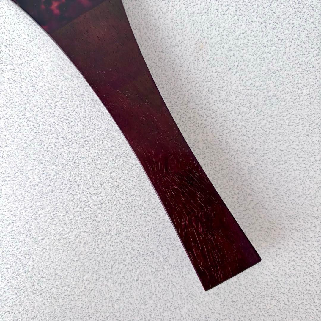 白象撥 津軽三味線 撥 鼈甲 木台 約137g 太棹用 共箱付