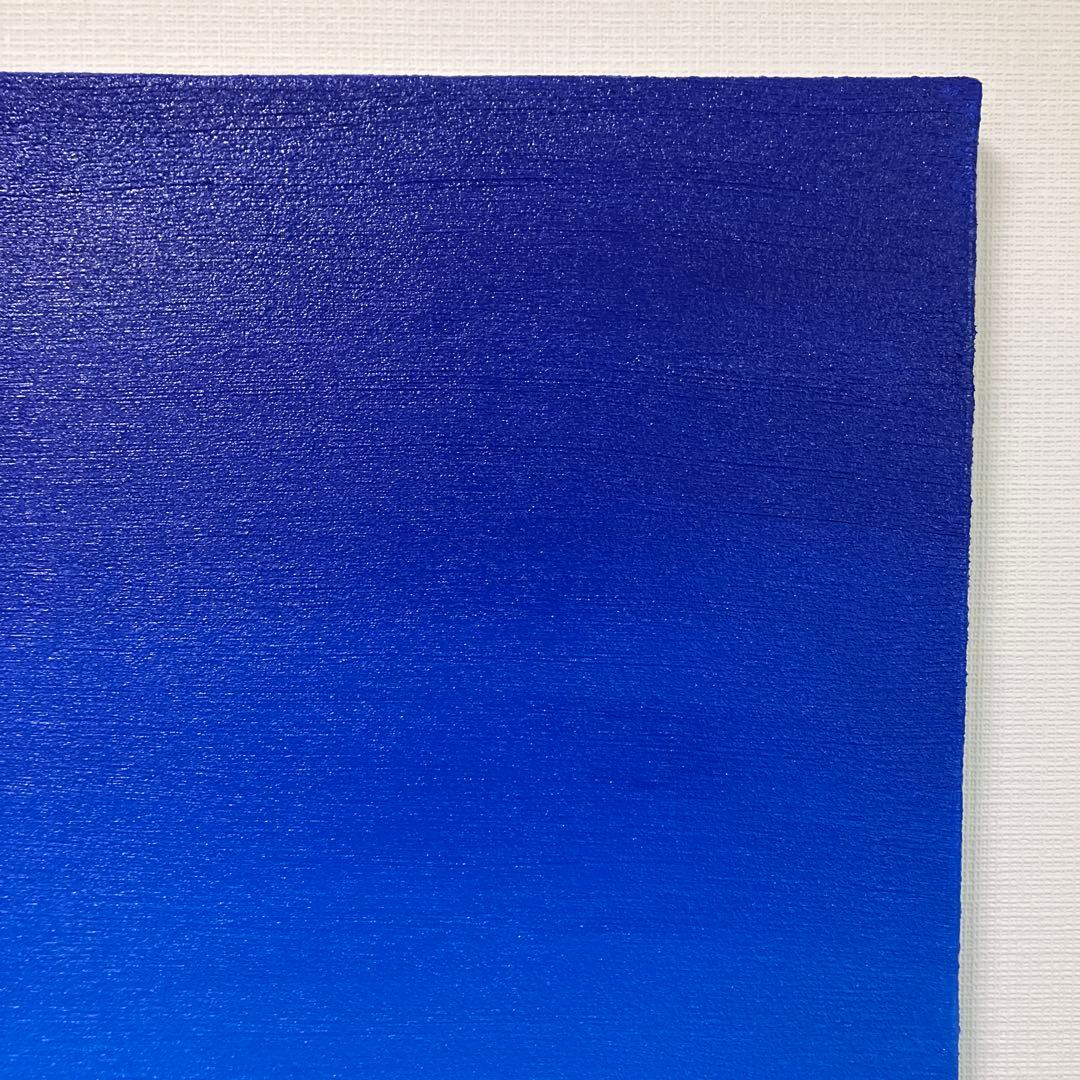 絵画　油絵　原画　青い記憶　青　グラデーション　抽象画　Ｆ8サイズ　Ｓ.Ｉ