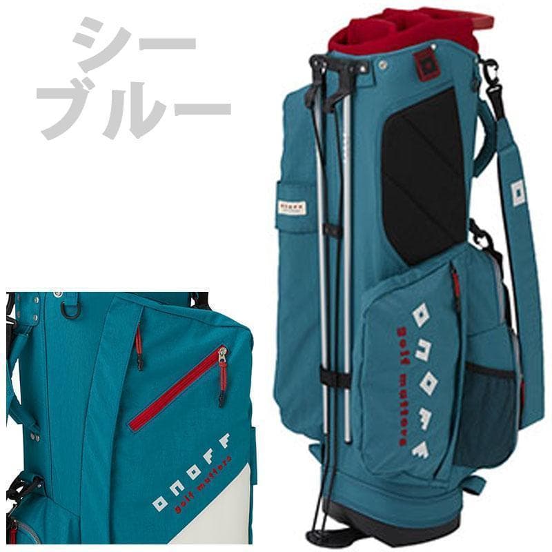 新品 ONOFF オノフ キャディバッグ スタンド OB0324 シーブルー