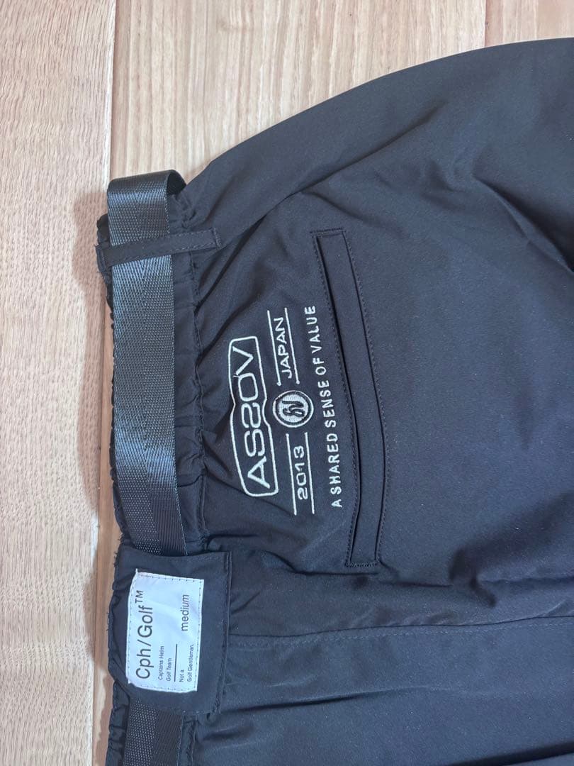 AS2OV×Cph/Golf #ADJUSTABLE SHORTS クロ
