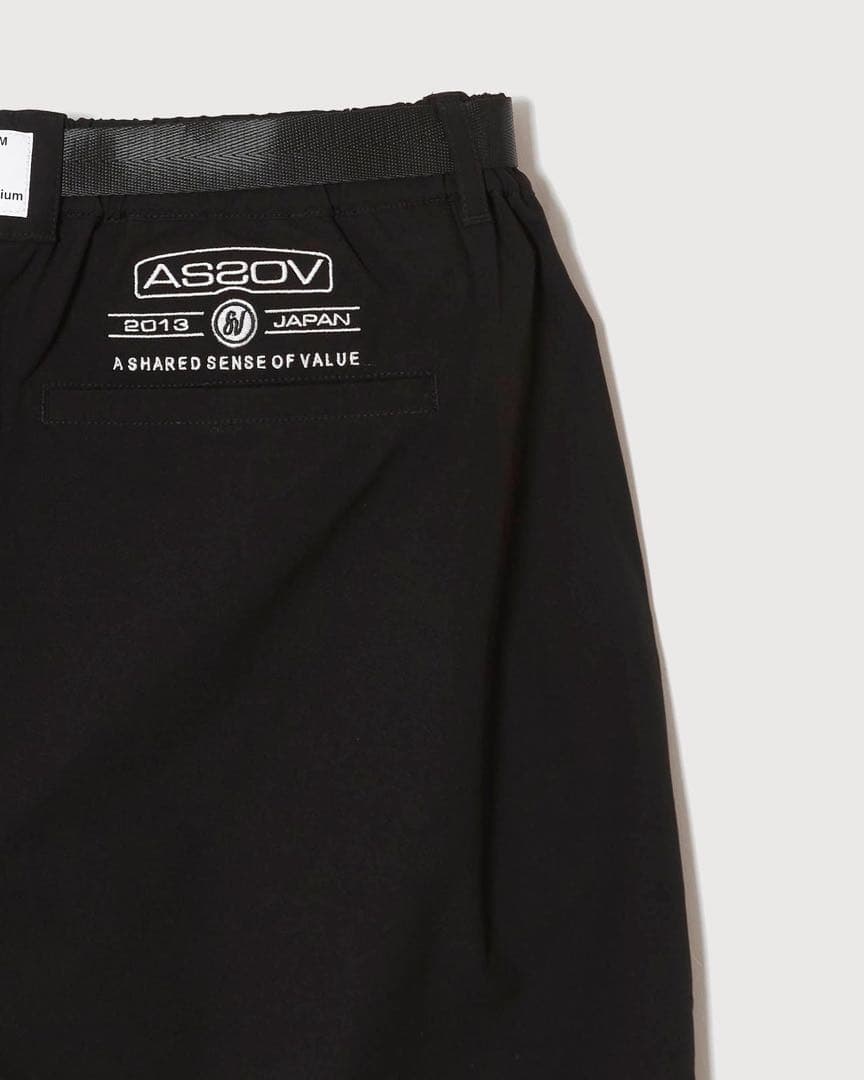 AS2OV×Cph/Golf #ADJUSTABLE SHORTS クロ