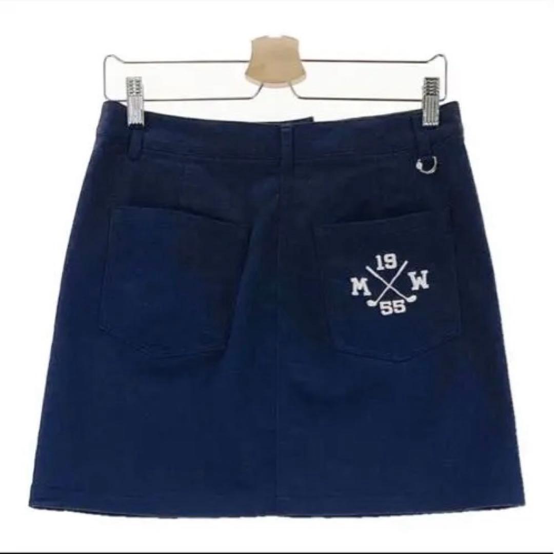 Munsingwear ストレッチカートスカートネイビー 11ランクゴルフウェア