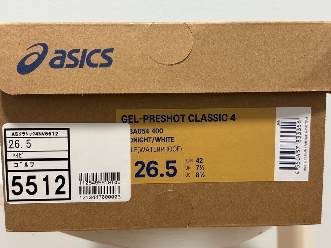 【しんさん専用】ASICS ネイビー/ホワイト ゴルフシューズ