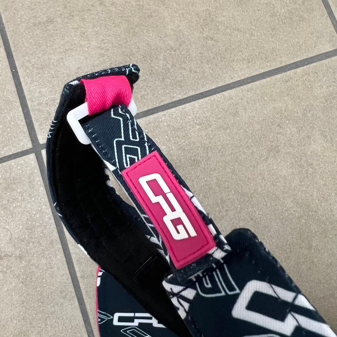CPG GOLF シーピージー ゴルフ　サンバイザー　総柄　キャップ　ロゴ
