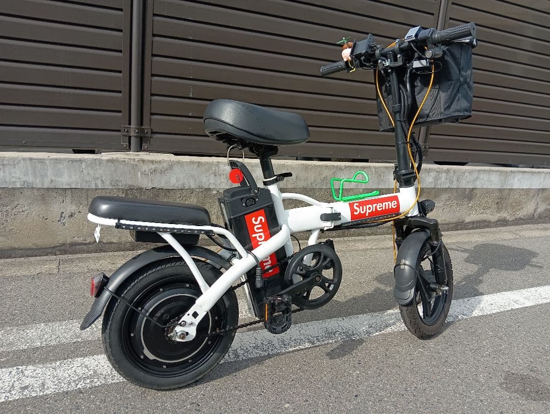 折りたたみ電動アシスト自転車 カスタム LEDリモコン付