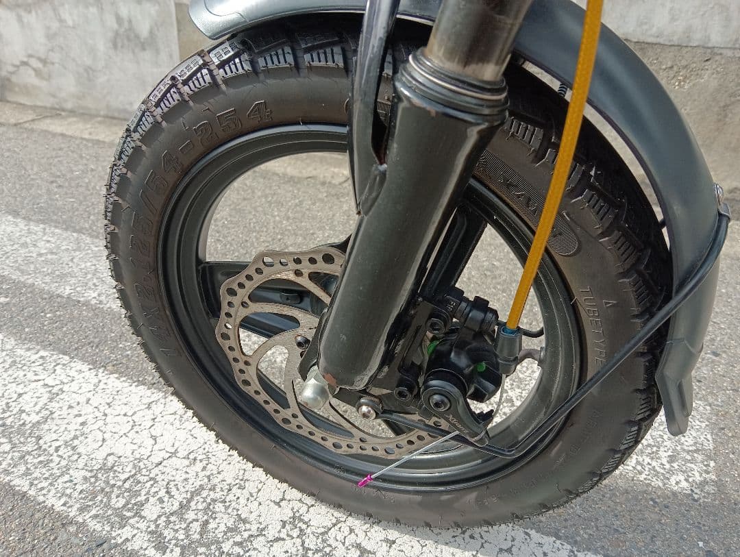 折りたたみ電動アシスト自転車 カスタム LEDリモコン付