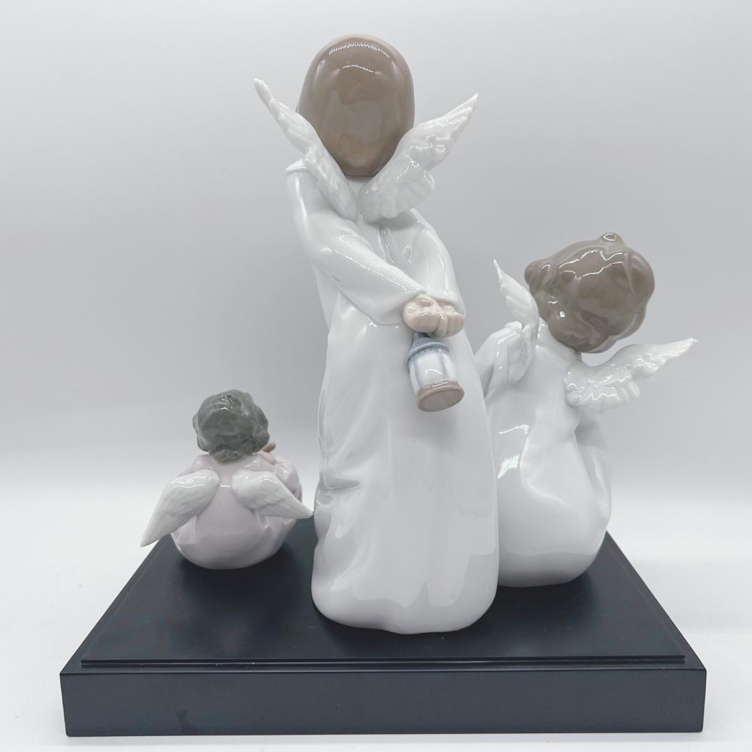 【 LLADRO】リヤドロ　天使の考えごと　3体セット