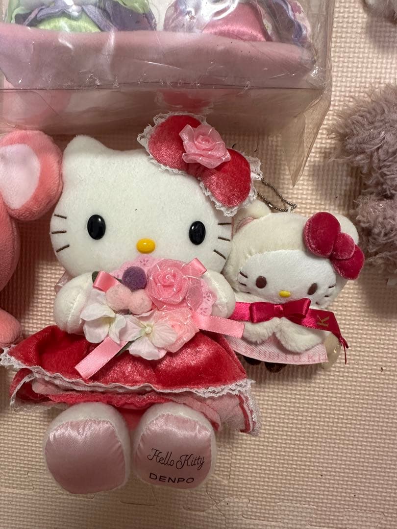 公*o様 ハローキティ　ご当地 レア　レトロ　ぬい ハローキティ ぬいぐるみセッ