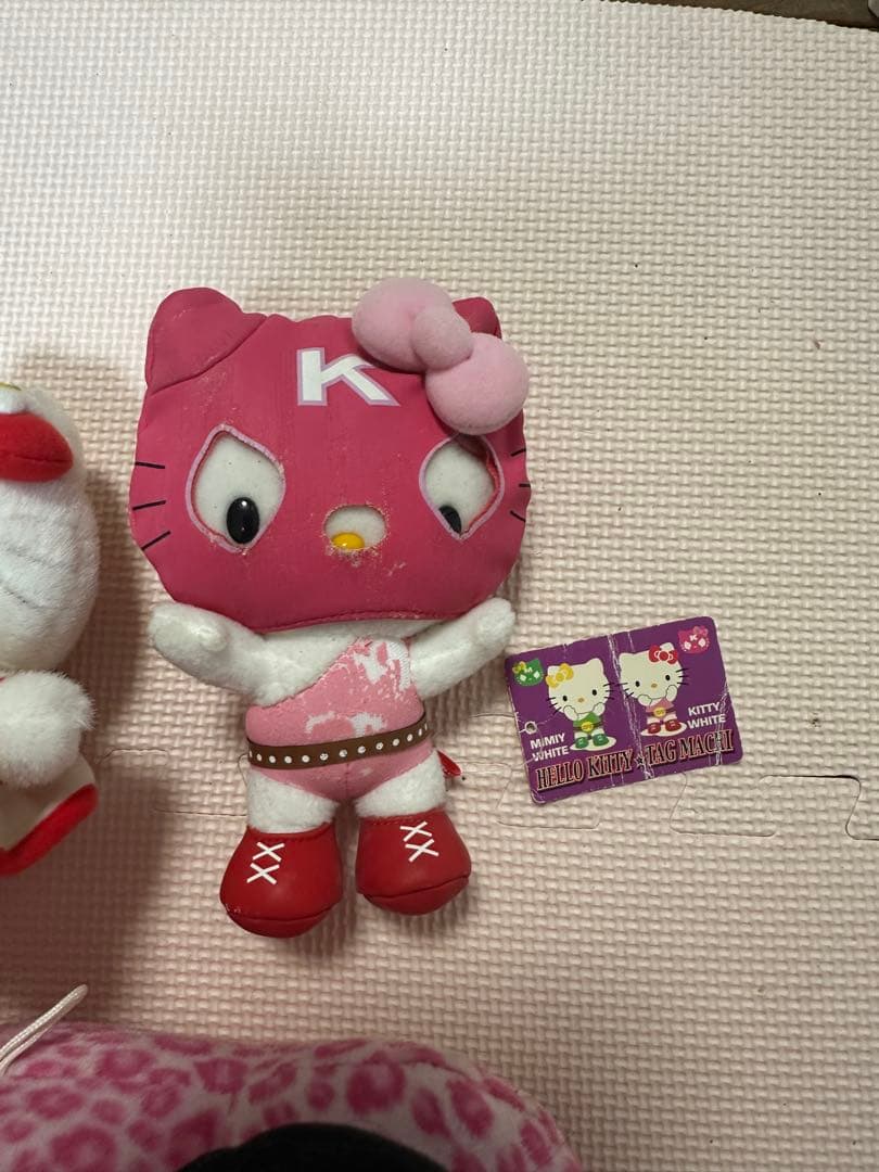 公*o様 ハローキティ　ご当地 レア　レトロ　ぬい ハローキティ ぬいぐるみセッ