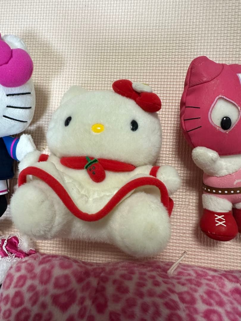 公*o様 ハローキティ　ご当地 レア　レトロ　ぬい ハローキティ ぬいぐるみセッ