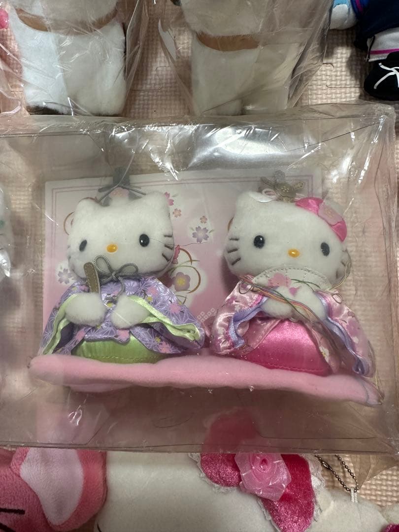 公*o様 ハローキティ　ご当地 レア　レトロ　ぬい ハローキティ ぬいぐるみセッ