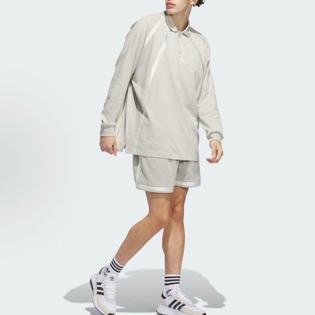 海外限定XL ADIDAS ラグビー ポロTシャツ グレー　IR6379