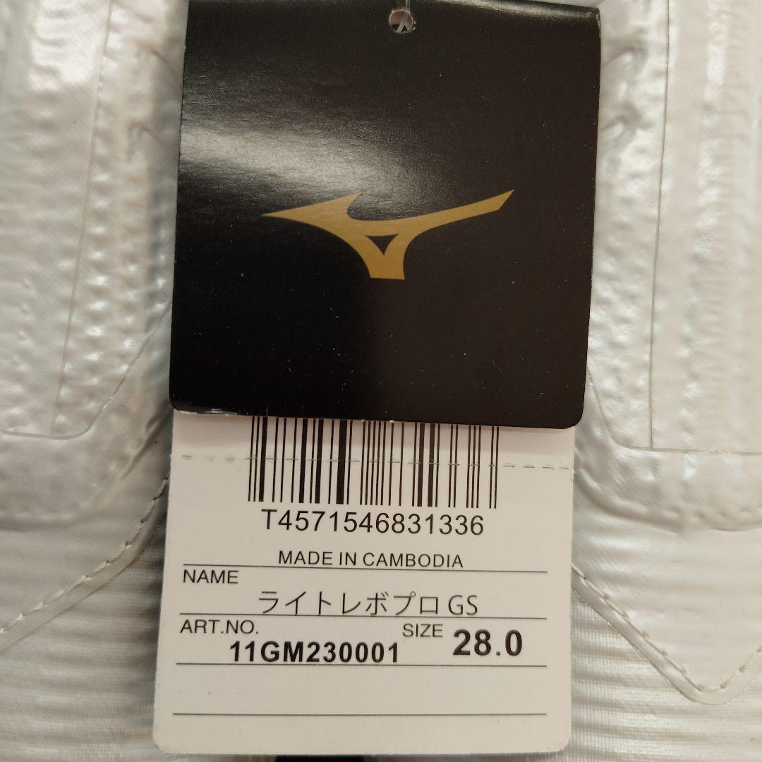 MIZUNO白スパイク28cm