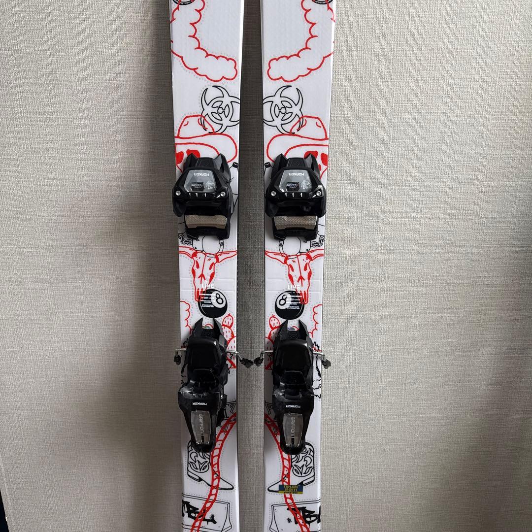 LINE BLEND スキー 板 バインディング付き