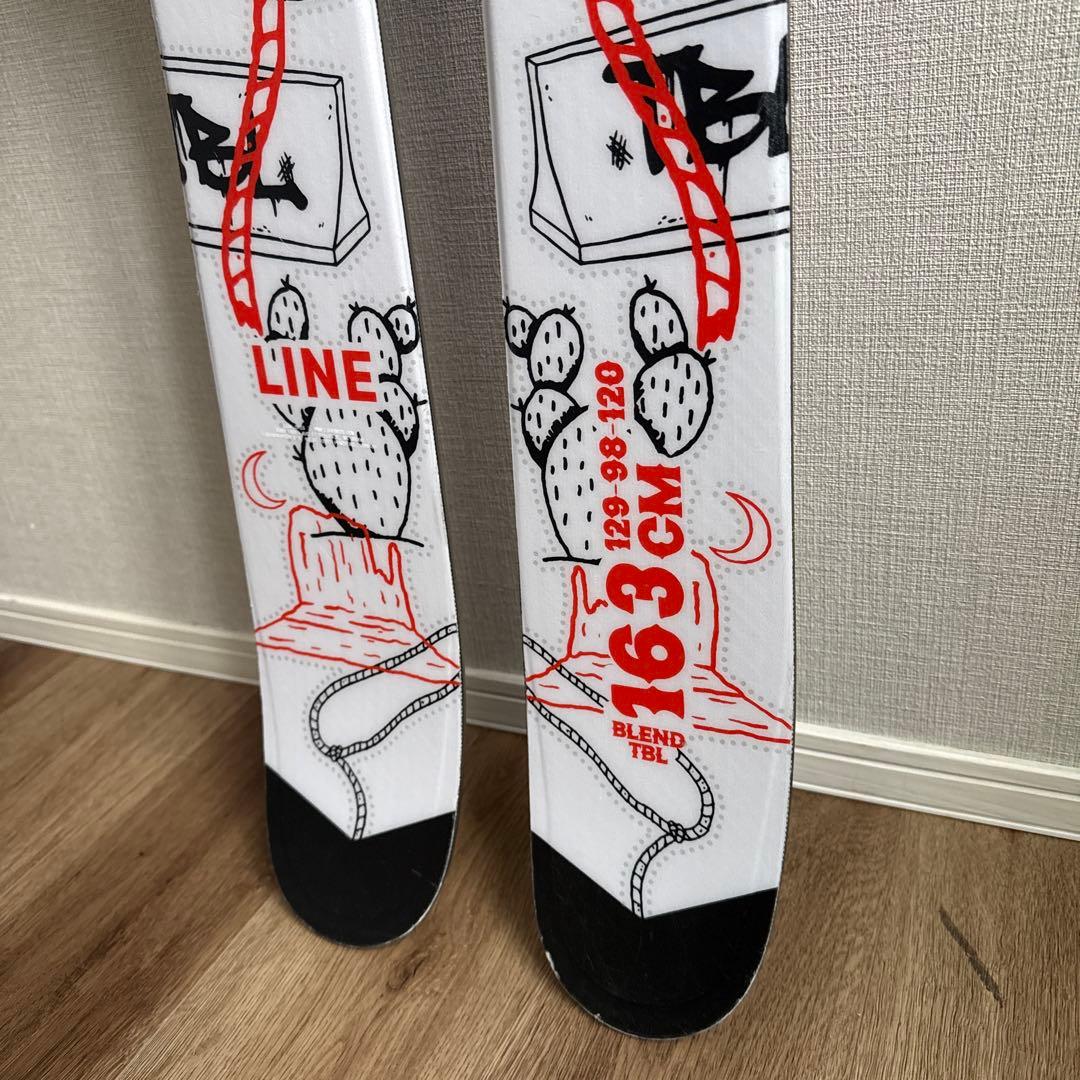 LINE BLEND スキー 板 バインディング付き