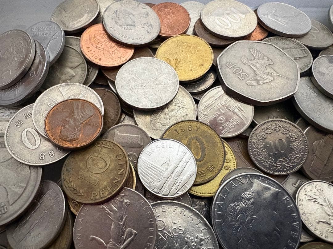外国まとめ　　1457g アメリカ銀貨　ほか