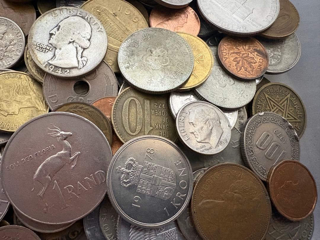 外国まとめ　　1457g アメリカ銀貨　ほか