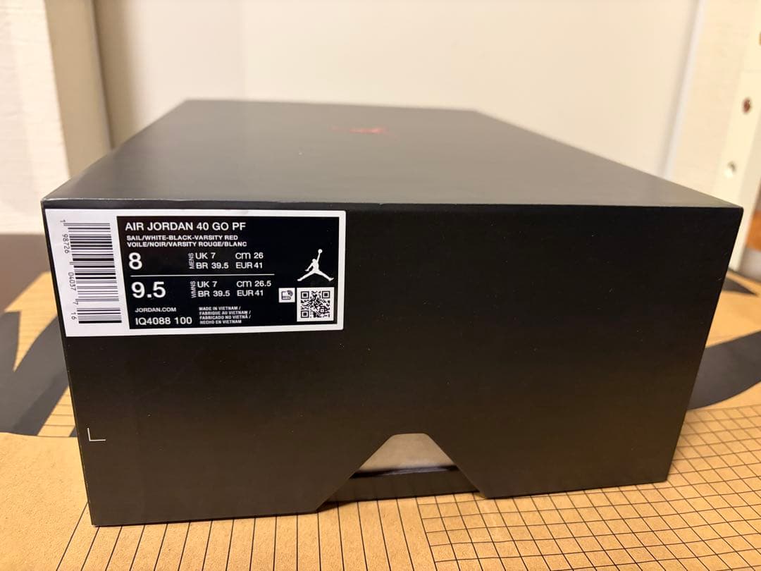 40周年　新品未使用エアジョーダン 40 PF シカゴ26cm