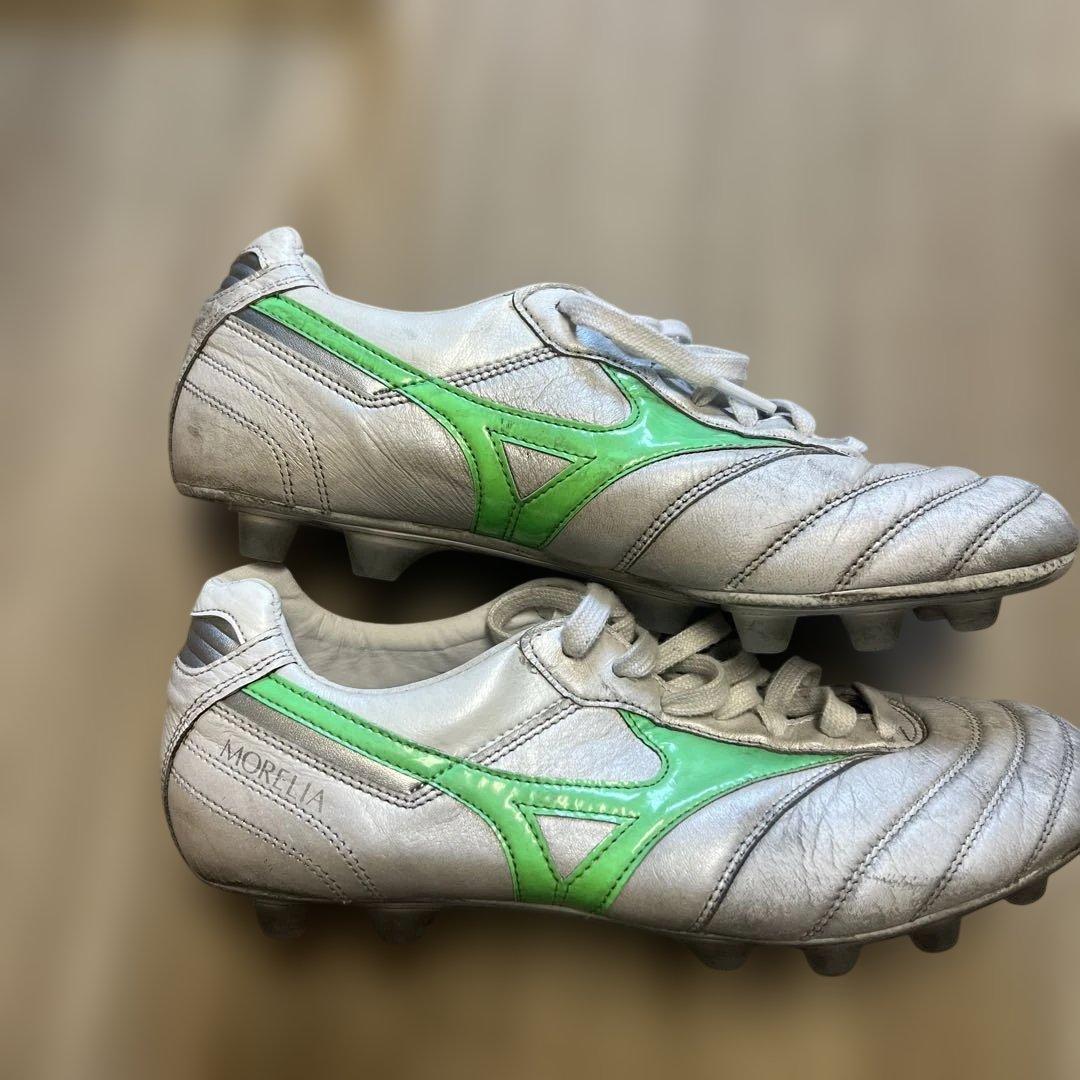 Mizuno Morelia サッカーシューズ グレー/グリーン