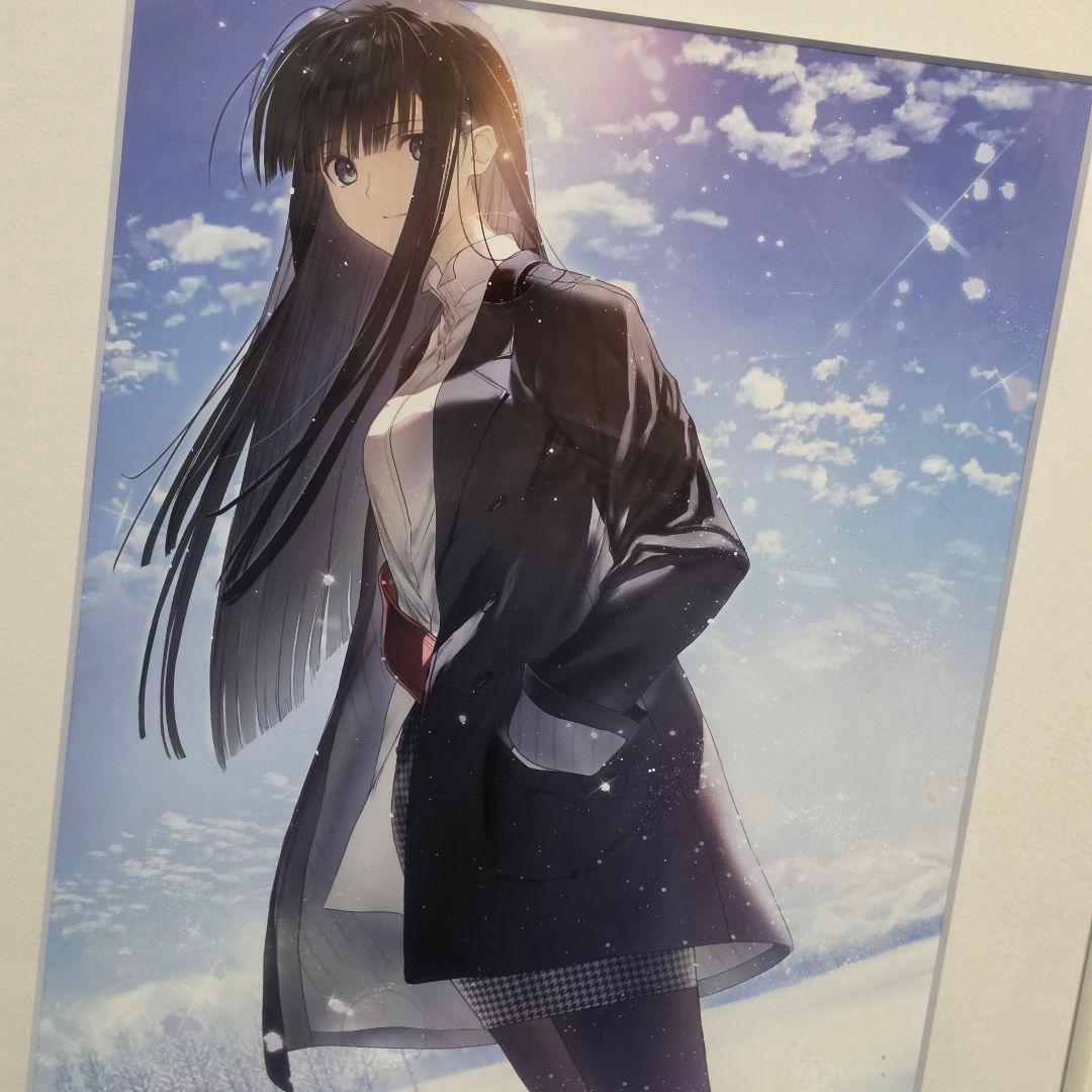 WHITE ALBUM2⬛︎箔押しサイン入り描き下ろし複製原画　冬馬かずさ