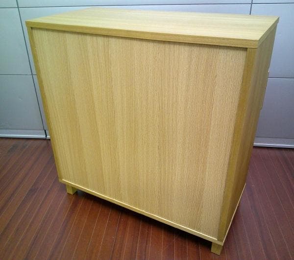 無印良品 タモ材 チェスト 4段 ワイド