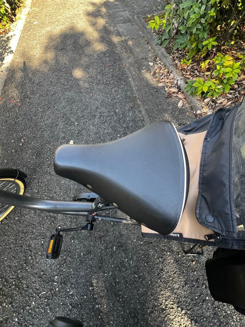 【送料込み】自転車 チャイルドシート 雨よけカバー 変速機付き 美品