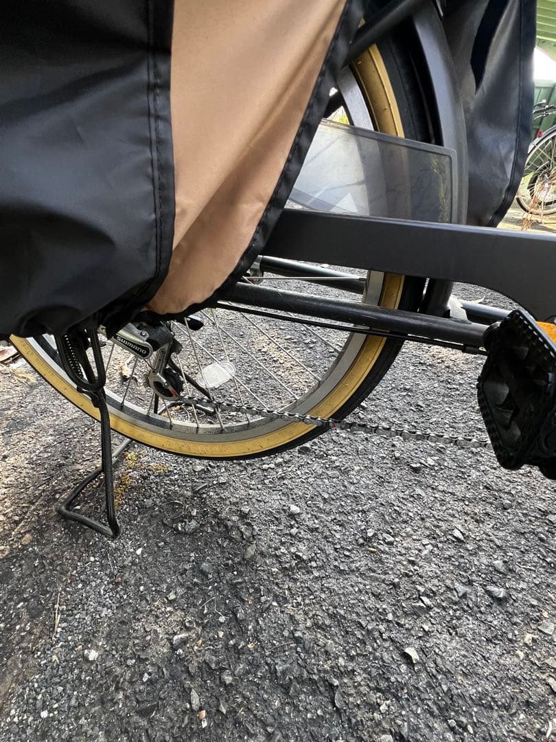 【送料込み】自転車 チャイルドシート 雨よけカバー 変速機付き 美品