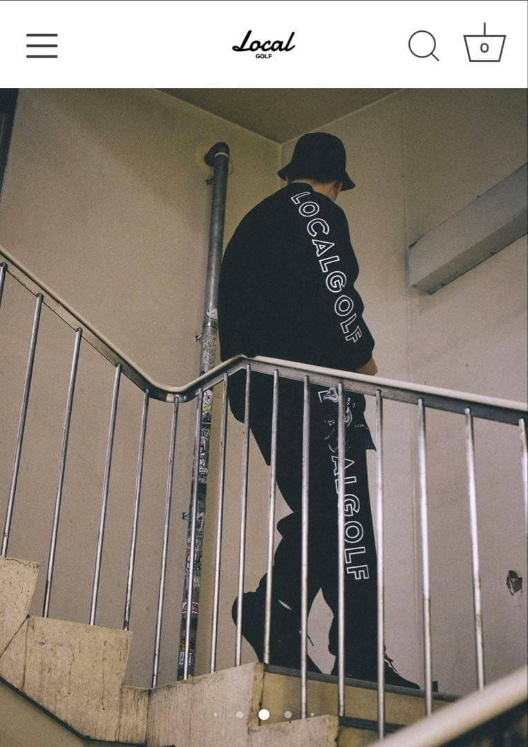 【完売品セット】LOCAL GOLF モックネック＆ジョガーパンツセット