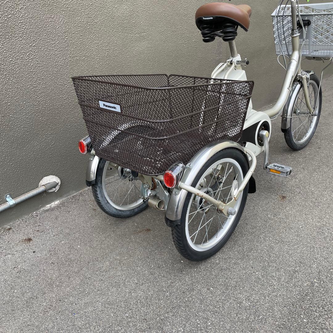 パナソニック電動アシスト三輪車バッテリー13.2A h引き取り商品