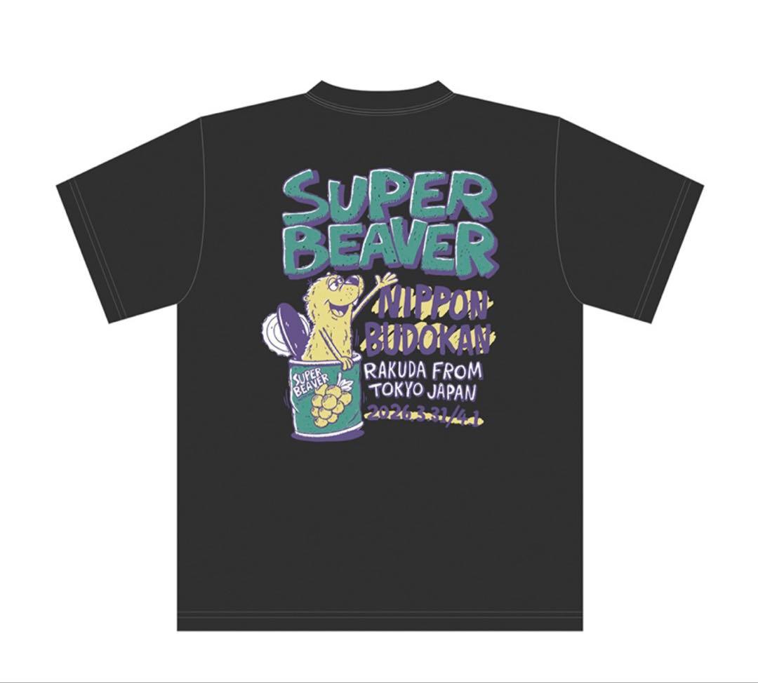 新品SUPER BEAVER BUDOU-KANTシャツ　ブラックL 武道館