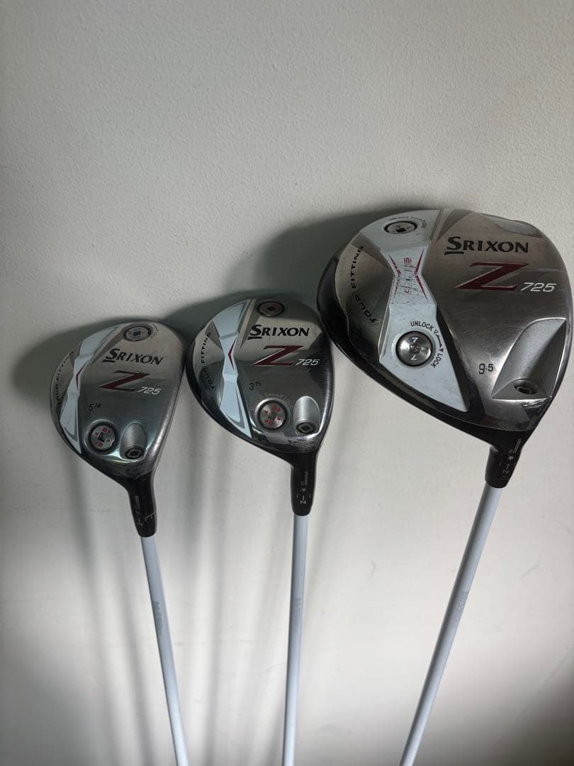 スリクソン Z725 ドライバー・3W・5W（Miyazaki 6S）