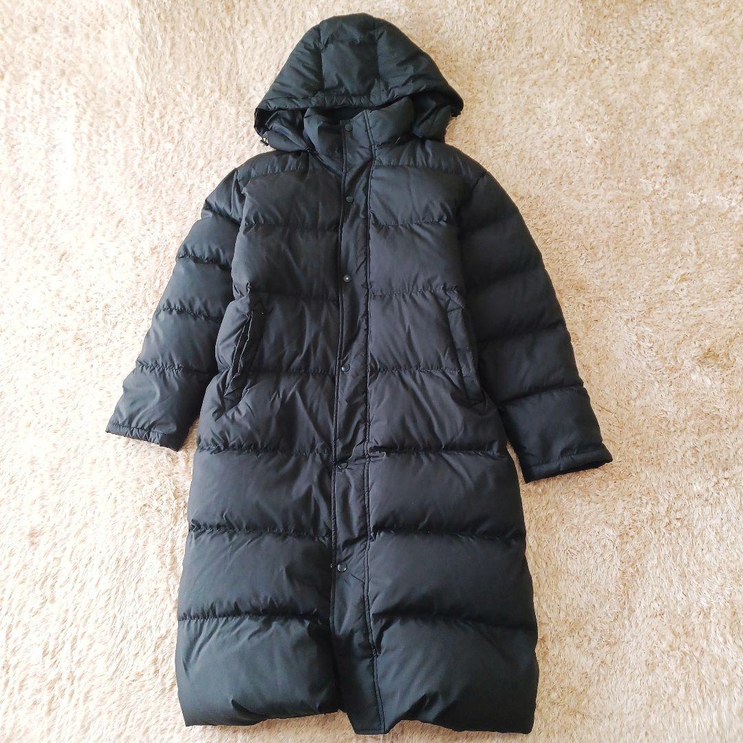 X TEAM SPORTS　サッカー　ロングダウンベンチコート　黒　L