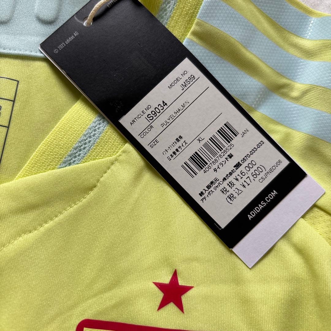 adidas スペイン代表 シャツ XL イエロー