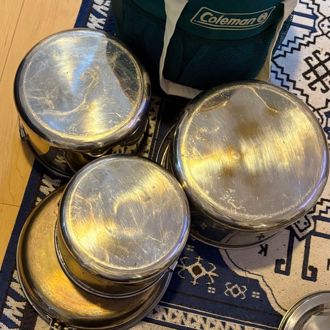 スノーピーク クッカーフライパンセット Colemanバケツおまけです