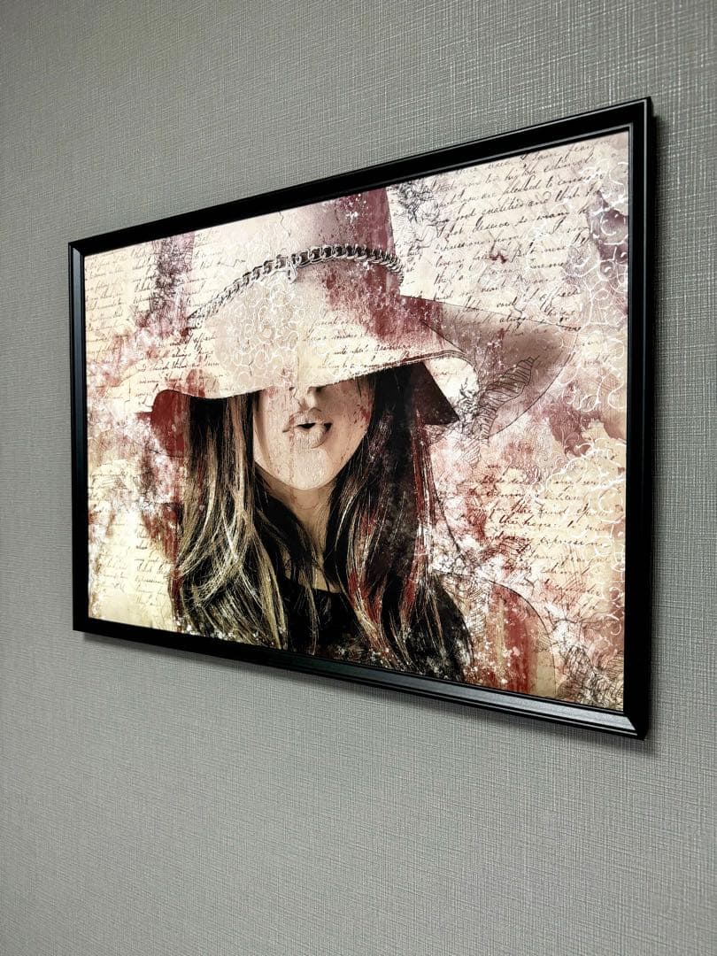No.219フレーム付きキャンバスアート　オシャレ絵画　ブランドアートポスター