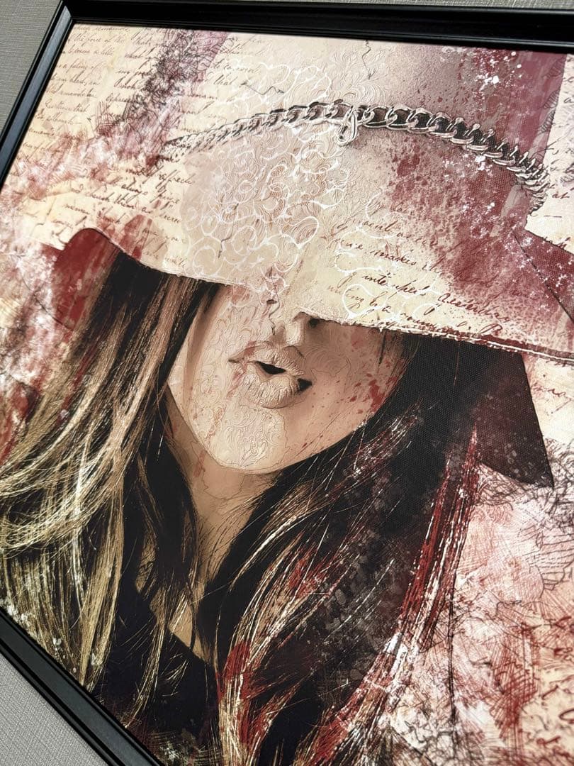 No.219フレーム付きキャンバスアート　オシャレ絵画　ブランドアートポスター