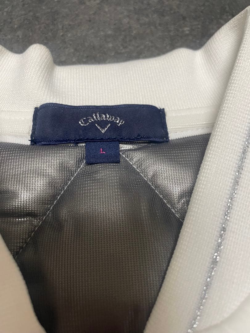 Callaway レディースジャケット L ホワイト キルティング