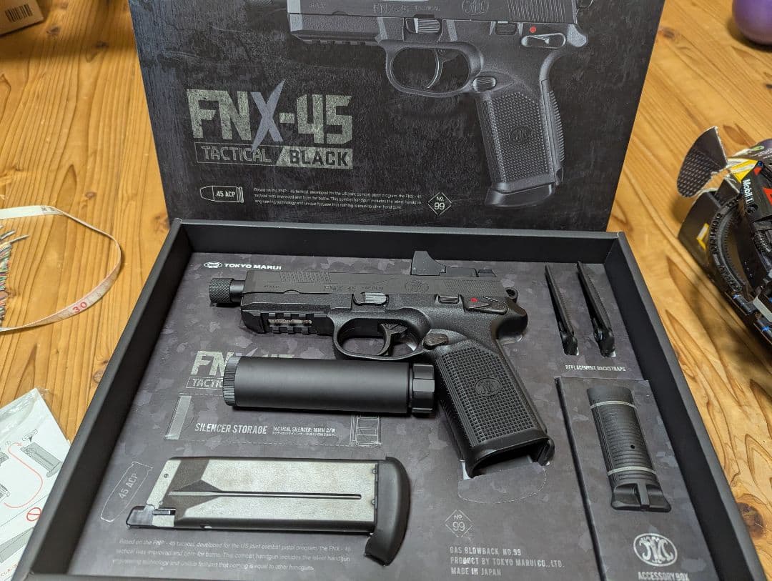 東京マルイ　FNX-45 Tactical Black ガスブローバックエアガン