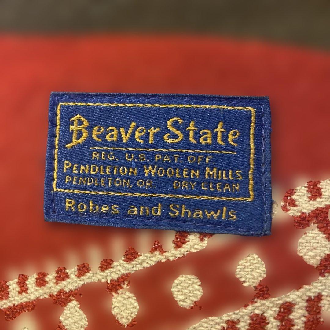 PENDLETON Beaver State 幾何学模様ウールクッション