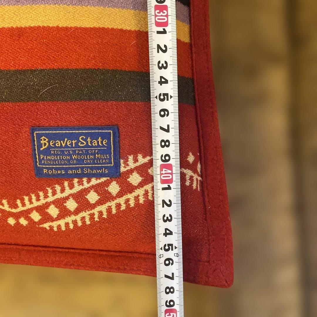 PENDLETON Beaver State 幾何学模様ウールクッション