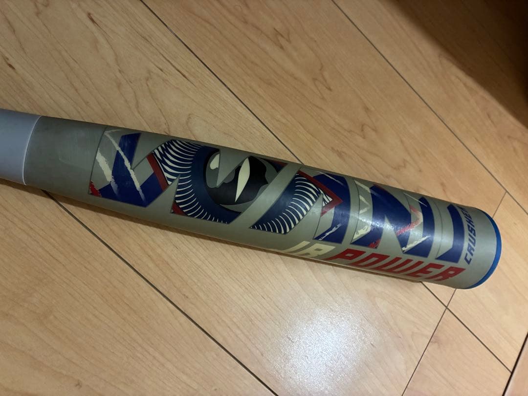 ワニクラッシャーjr 青ワニ　少年用軟式バット 82cm 610g
