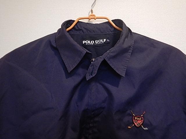 POLO GOLF ネイビー ジャケット Lサイズ　ドリズラー　スイングトップ