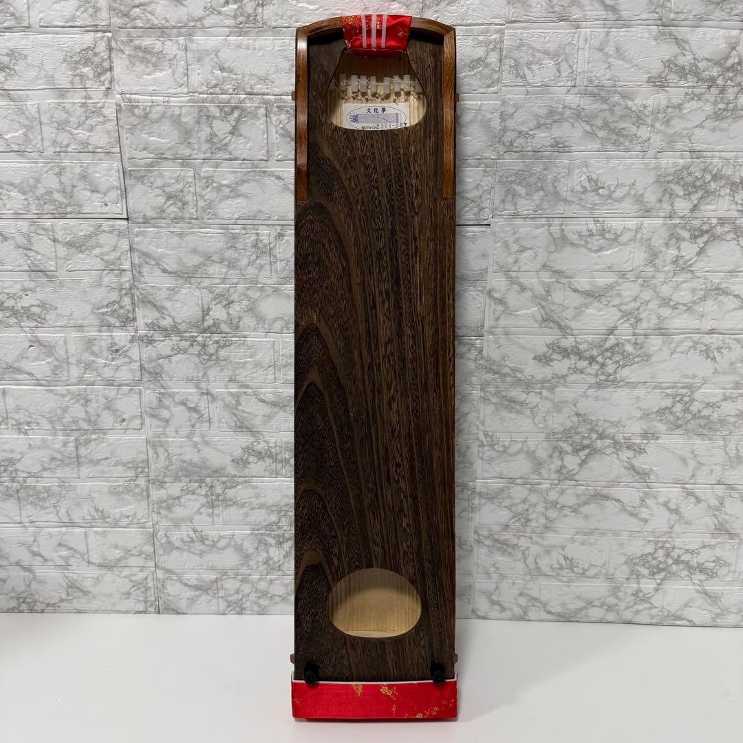 ①美品　ゼンオン 文化箏 羽衣 13弦　保存袋　専用スタンド　立奏台　フルセット