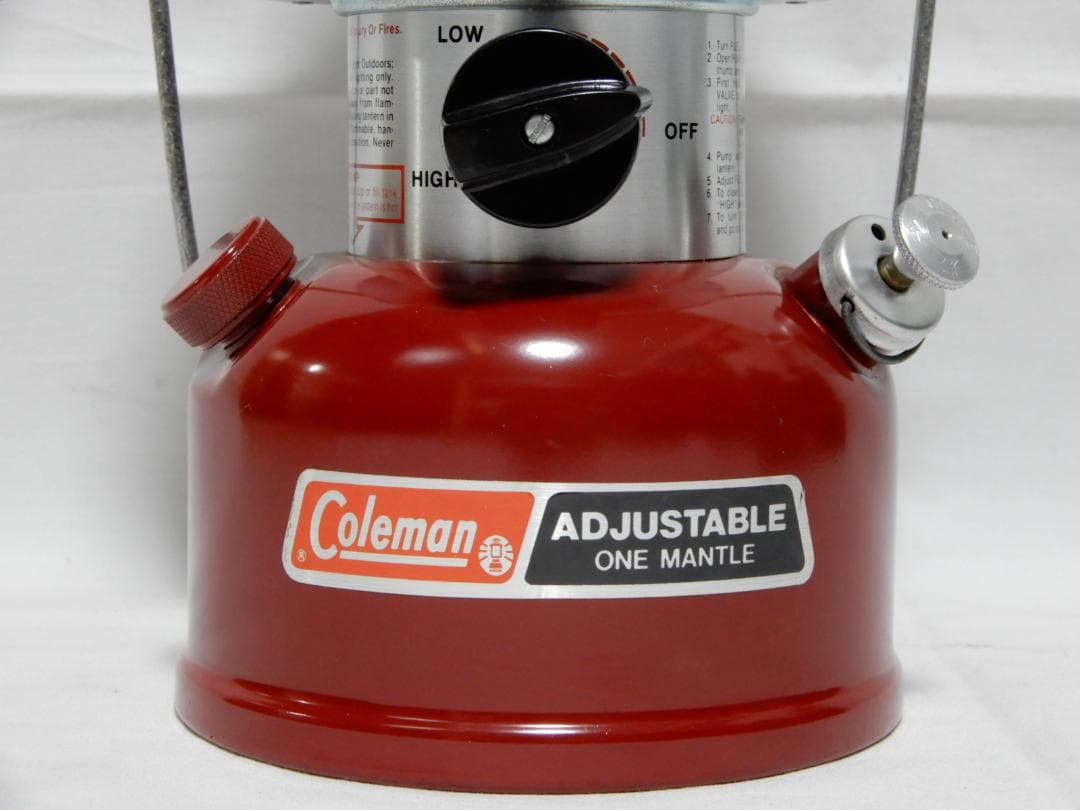 80's　Coleman/コールマン　286A　赤ランタン　完動品！　使用僅美品