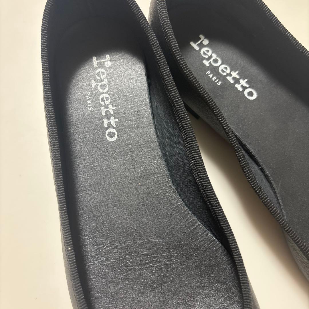 repetto レペット　ブラック 黒　バレエシューズ 36