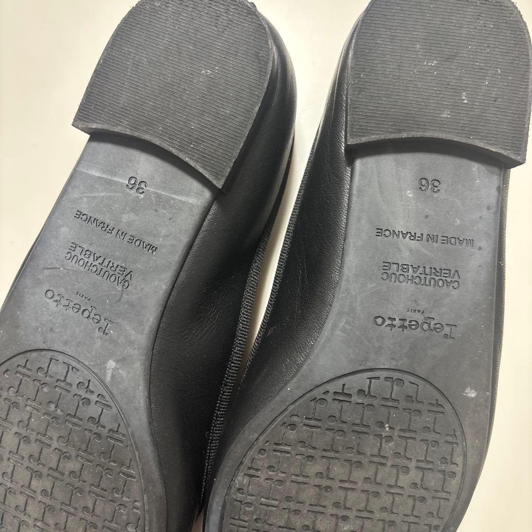repetto レペット　ブラック 黒　バレエシューズ 36